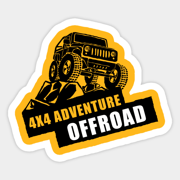 Offroad Adventure Sticker by RadCoolguy